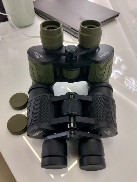 Professional 3KM Range Binoculars – Black & Green | - Elegant Households KE