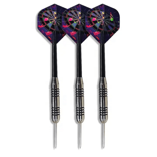 Professional Dart Arrows 28g – Steel Tip Darts Set (3pcs) | - Elegant Households KE