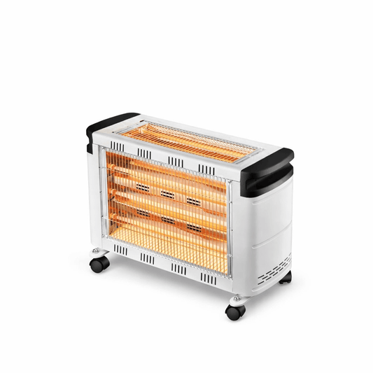 Quartz Heater – 2000W Electric Home & Office Heater with 4 Heat Settings | - Elegant Households KE