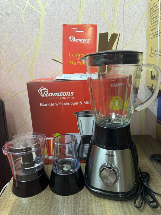 RAMTONS BLENDER + MILL + CHOPPER | - Elegant Households KE