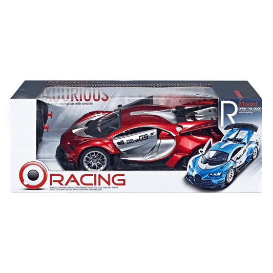 Rechargeable Remote Control Racing Car | Red & Blue | - Elegant Households KE