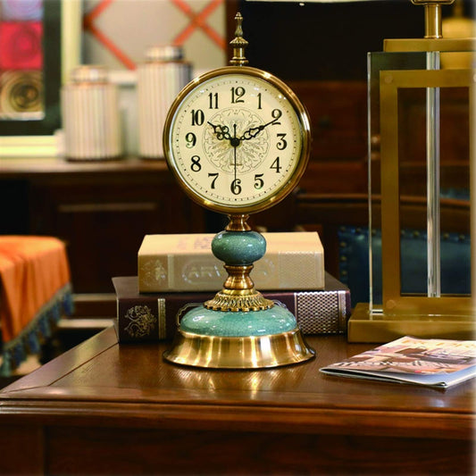 Retro Desktop Clock Vintage Table Clock for Home Office | - Elegant Households KE