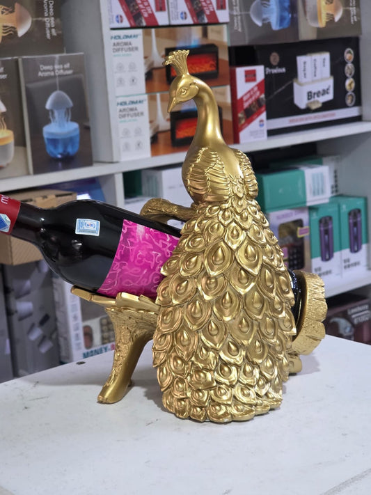 Peacock luxury wine rack