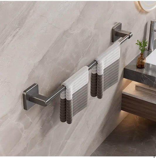 Easy-Install Wall-Mounted Towel Rack
