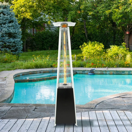 Black ( Iron) Pyramid Patio Heater