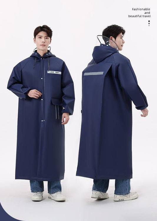 High quality adult raincoat with wide brim hat