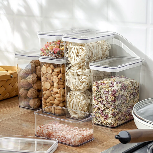 Acrylic airtight storage containers