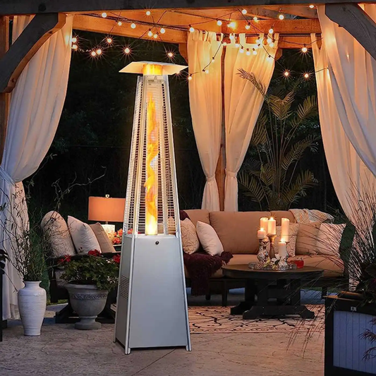 Black ( Iron) Pyramid Patio Heater