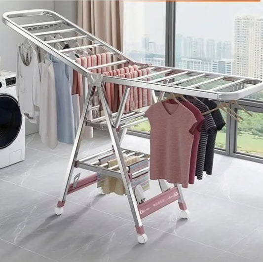 Movable Foldable/Portable LAUNDRY DRYING RACK
