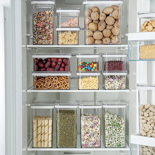 Acrylic airtight storage containers