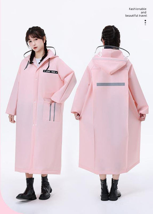 High quality adult raincoat with wide brim hat