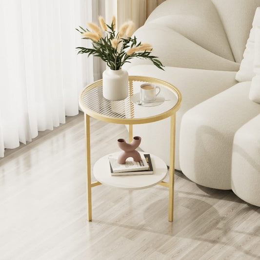 Stone Plate Side Table