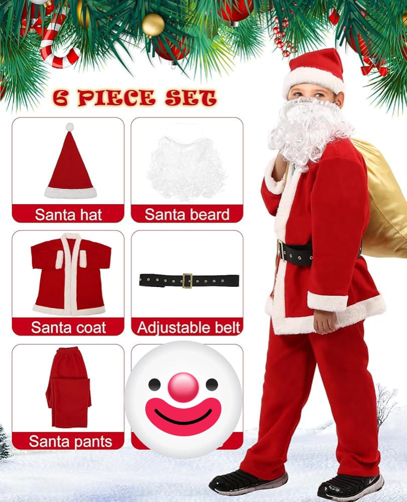 christmas dress up for adults Santa outfit – Elegant Households KE TEMPORARYIMAGE Which also means theyre Gift package custom Color:Glacier