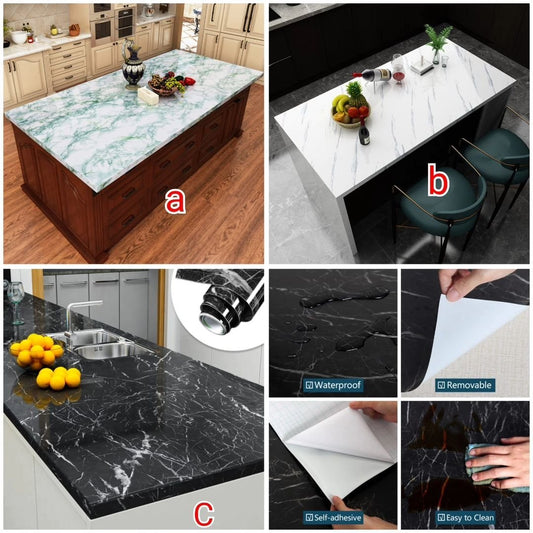 Self Adhesive Marble Contact Paper | - Elegant Households KE