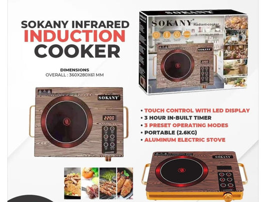 Single Plate Sokany Radiant Cooker | - Elegant Households KE