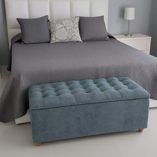 Spacious Storage Ottoman | - Elegant Households KE