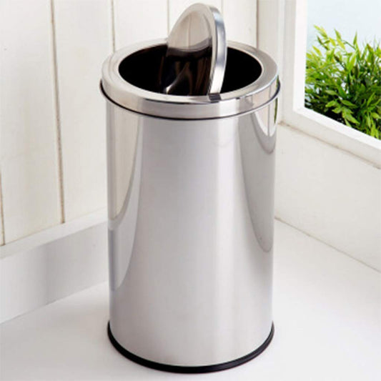 Stainless Steel Swing / Swivel Dustbin | - Elegant Households KE