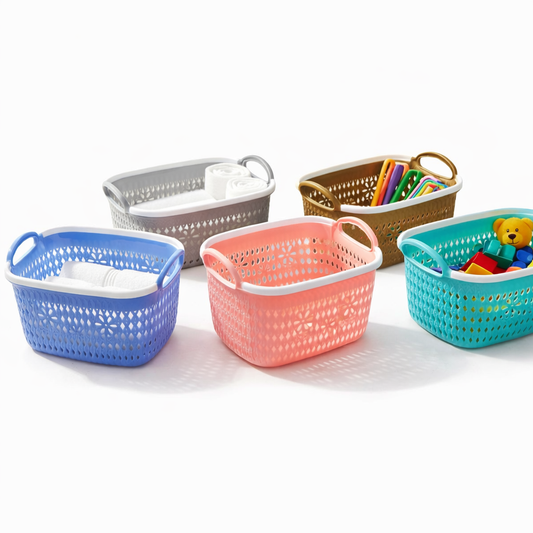 Star Floral Basket – Multi - Purpose Storage Organizer | - Elegant Households KE