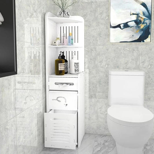 Toilet/Bathroom vanity Side Cabinet | - Elegant Households KE