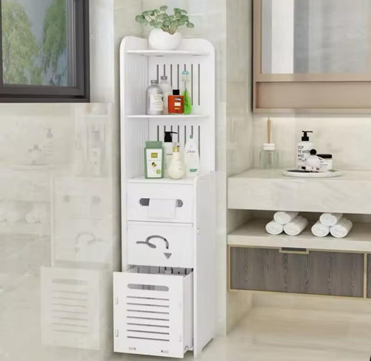Toilet/Bathroom vanity Side Cabinet | - Elegant Households KE