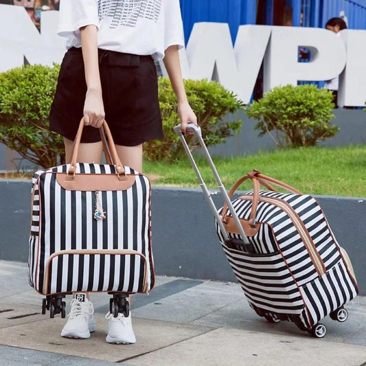 Trolley Travel Bag with 4Universal Wheels | - Elegant Households KE