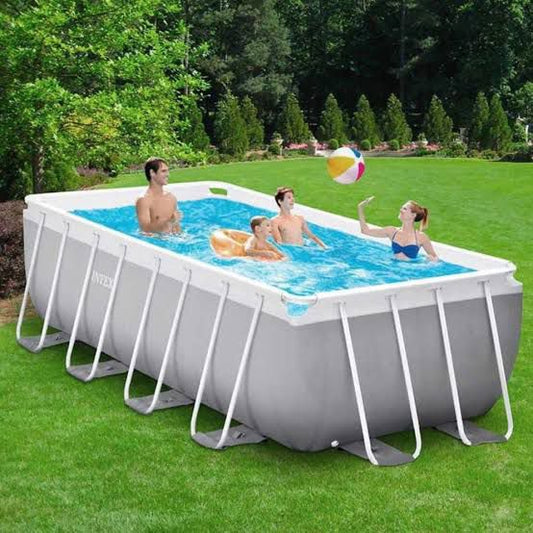 Ultra Xtra Prism Frame Pool Set Rectangular Swimming Pool. 400 x 200 x 122cm. | - Elegant Households KE