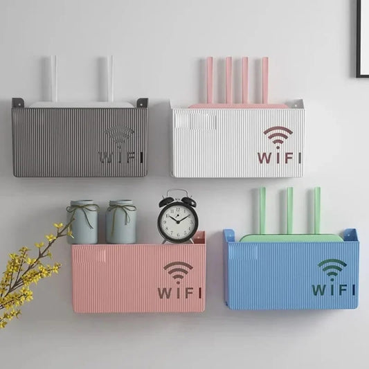 Wall mounted wireless WiFi router box/cover | - Elegant Households KE