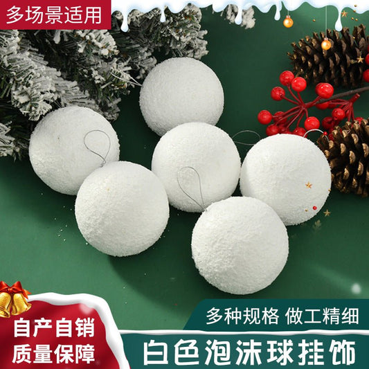 White Christmas balls | - Elegant Households KE