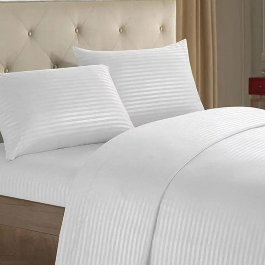 White striped duvet cover sets | - Elegant Households KE