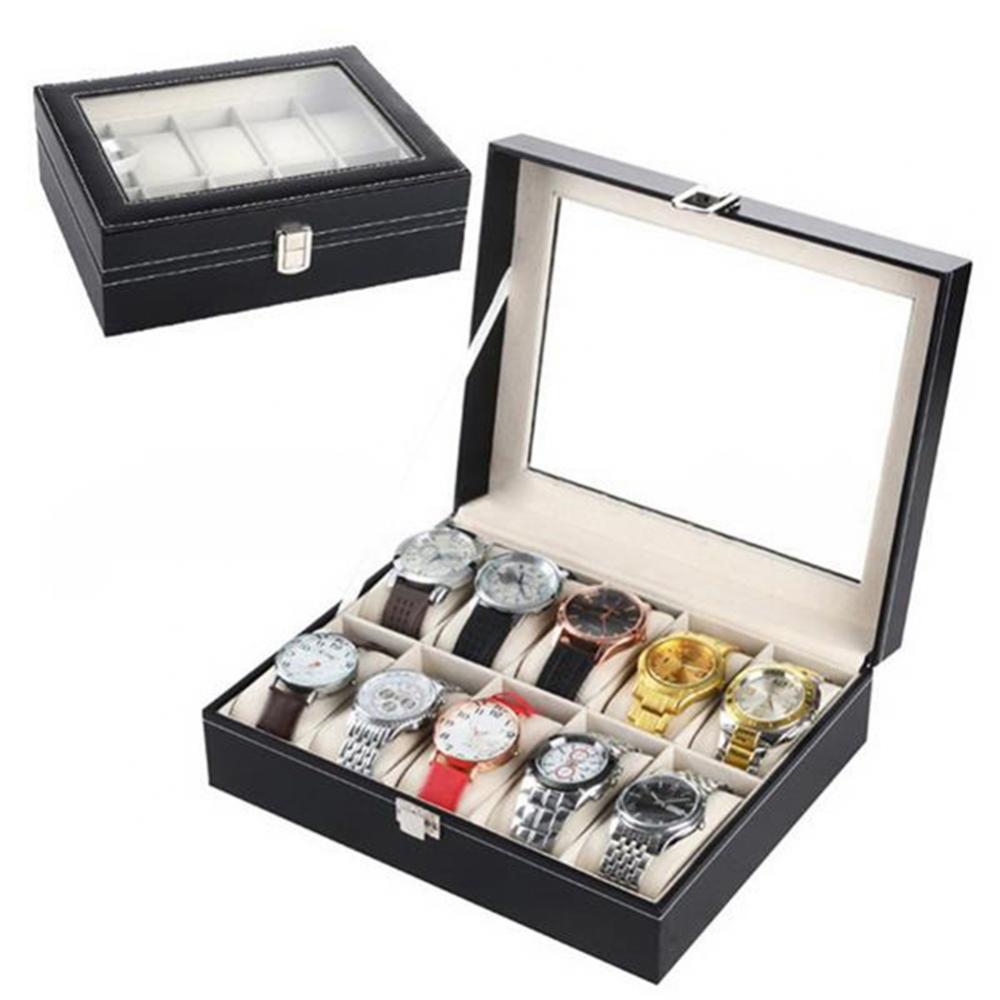 10 slots watch Organizer/storage box | - Elegant Households KE