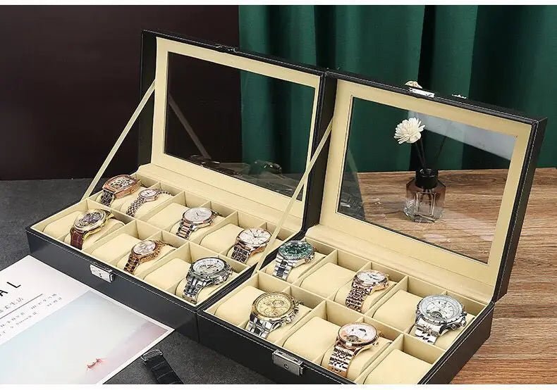 10 Slots Watch Organizer/Storage Box | - Elegant Households KE