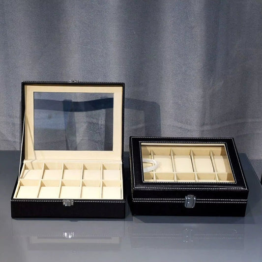 10 Slots Watch Organizer/Storage Box | - Elegant Households KE