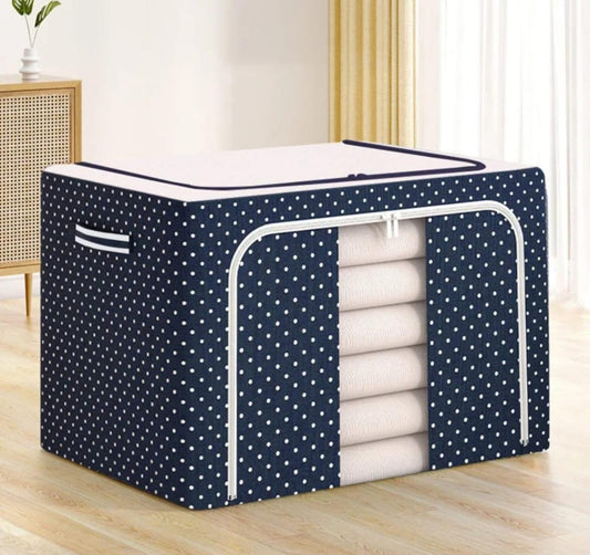 100L ZIPPED STORAGE BOX/ WARDROBE ORGANIZER | - Elegant Households KE