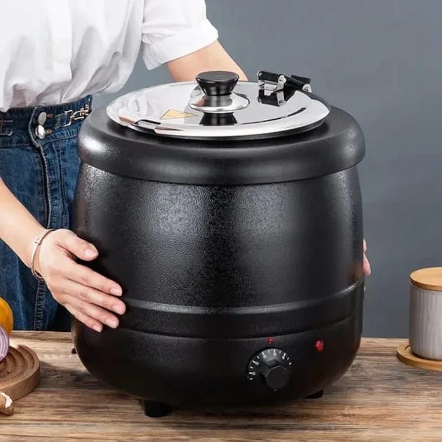 10L Commercial Electric Soup Warmer | - Elegant Households KE