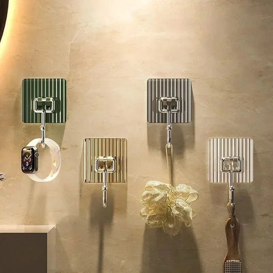 10pc Pack Acrylic Seamless Sticky Hook | - Elegant Households KE