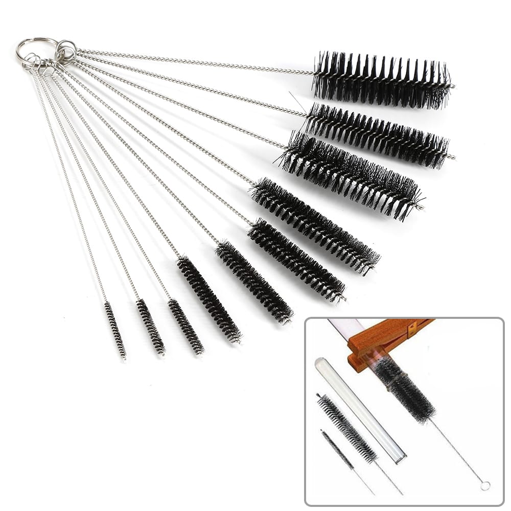 10Pcs Drinking Straw Cleaning Brush Set | - Elegant Households KE