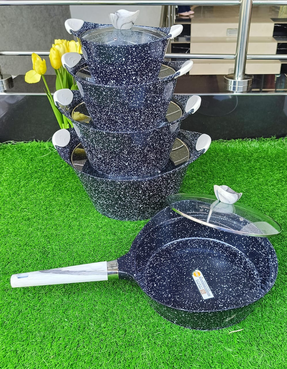 10pcs MGC Nonstick cookware set | - Elegant Households KE