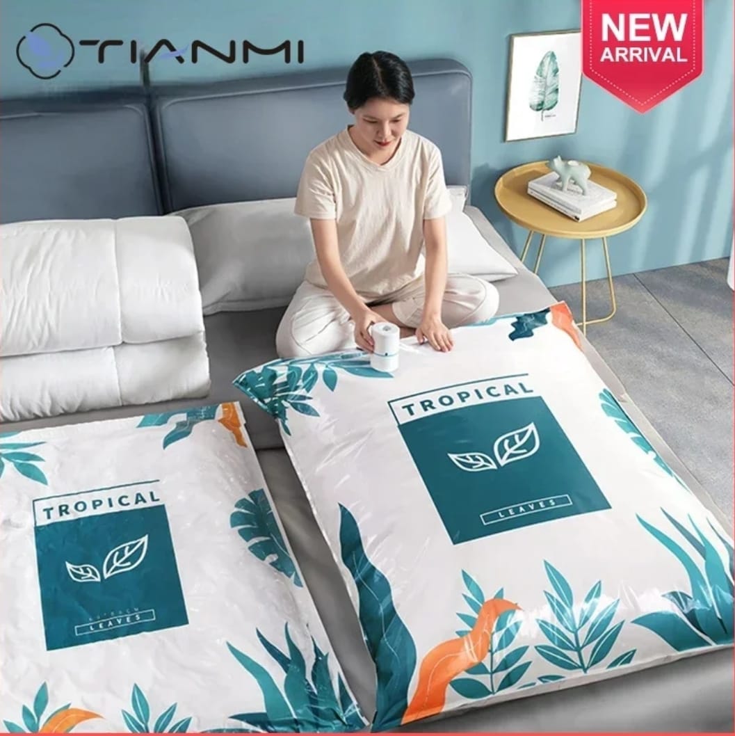 10pcs set Vacuum compression storage bags (with electric pump) | - Elegant Households KE