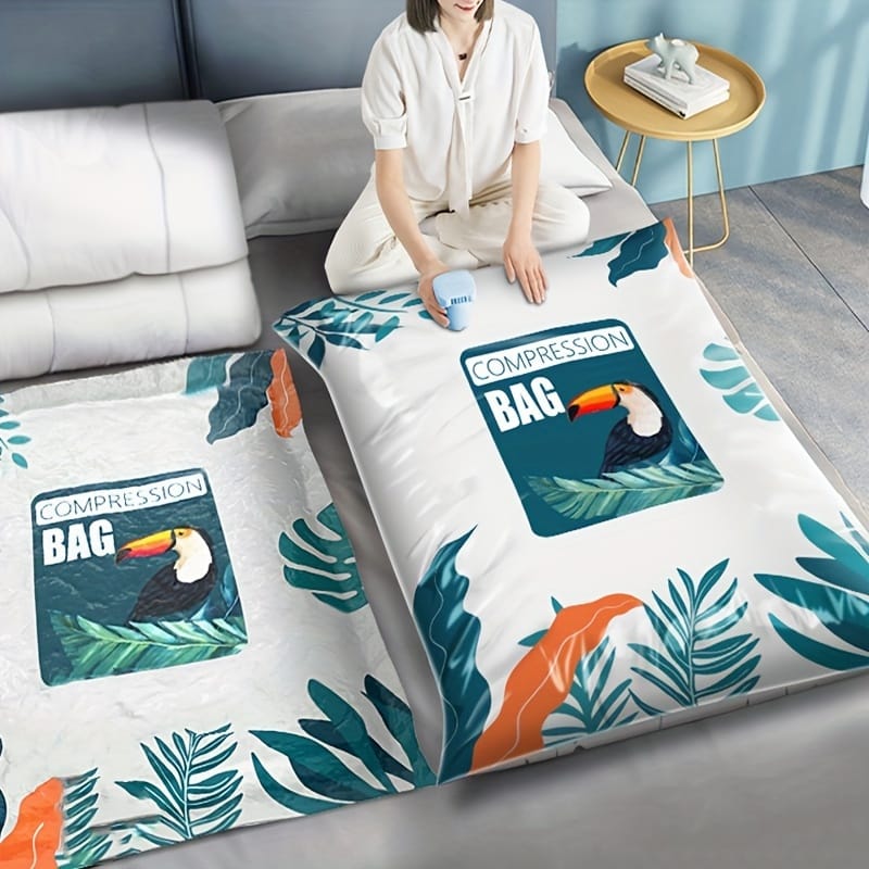 10pcs set Vacuum compression storage bags (with electric pump) | - Elegant Households KE