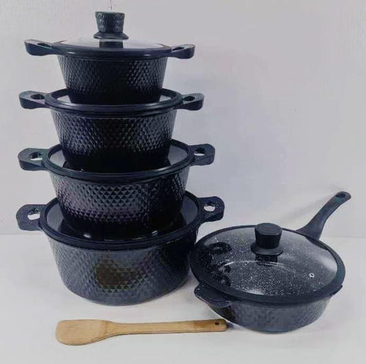 11 pc silicone bosch Black | - Elegant Households KE