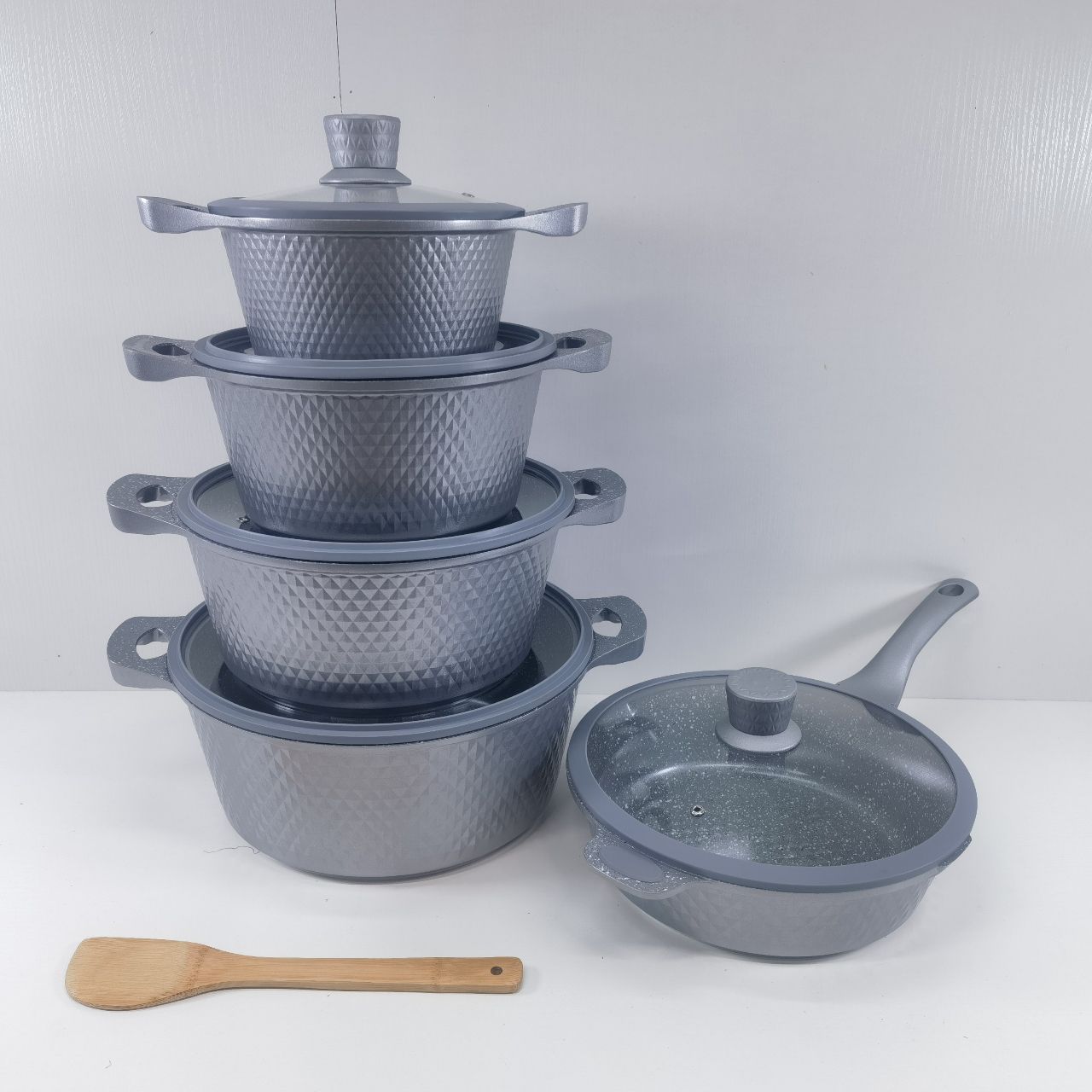 11 pc silicone Bosch Grey | - Elegant Households KE