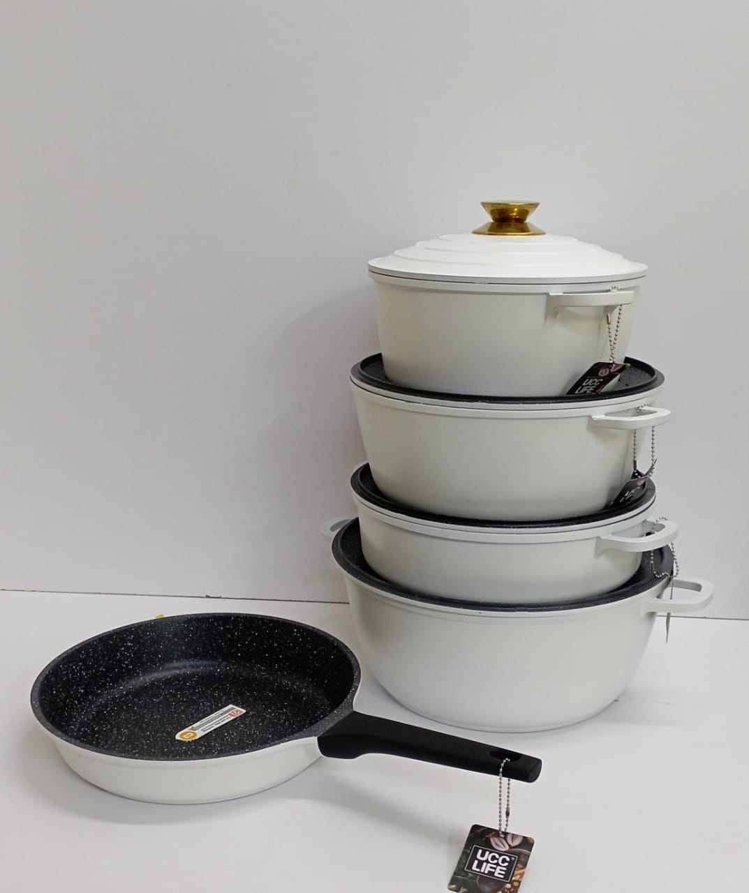 11PCS non - stick ucc life pot | - Elegant Households KE