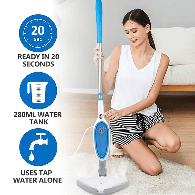 12 in 1 Handheld Electric Carpet/ Sofa/ Floor Steam mop | - Elegant Households KE