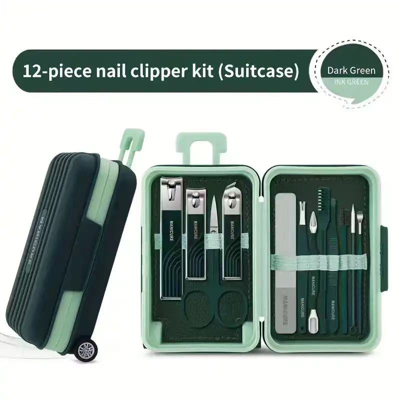 Manicure Nail Set Price in Kenya – 12 in 1 Pedicure & Manicure Kit Professional Stainless Steel