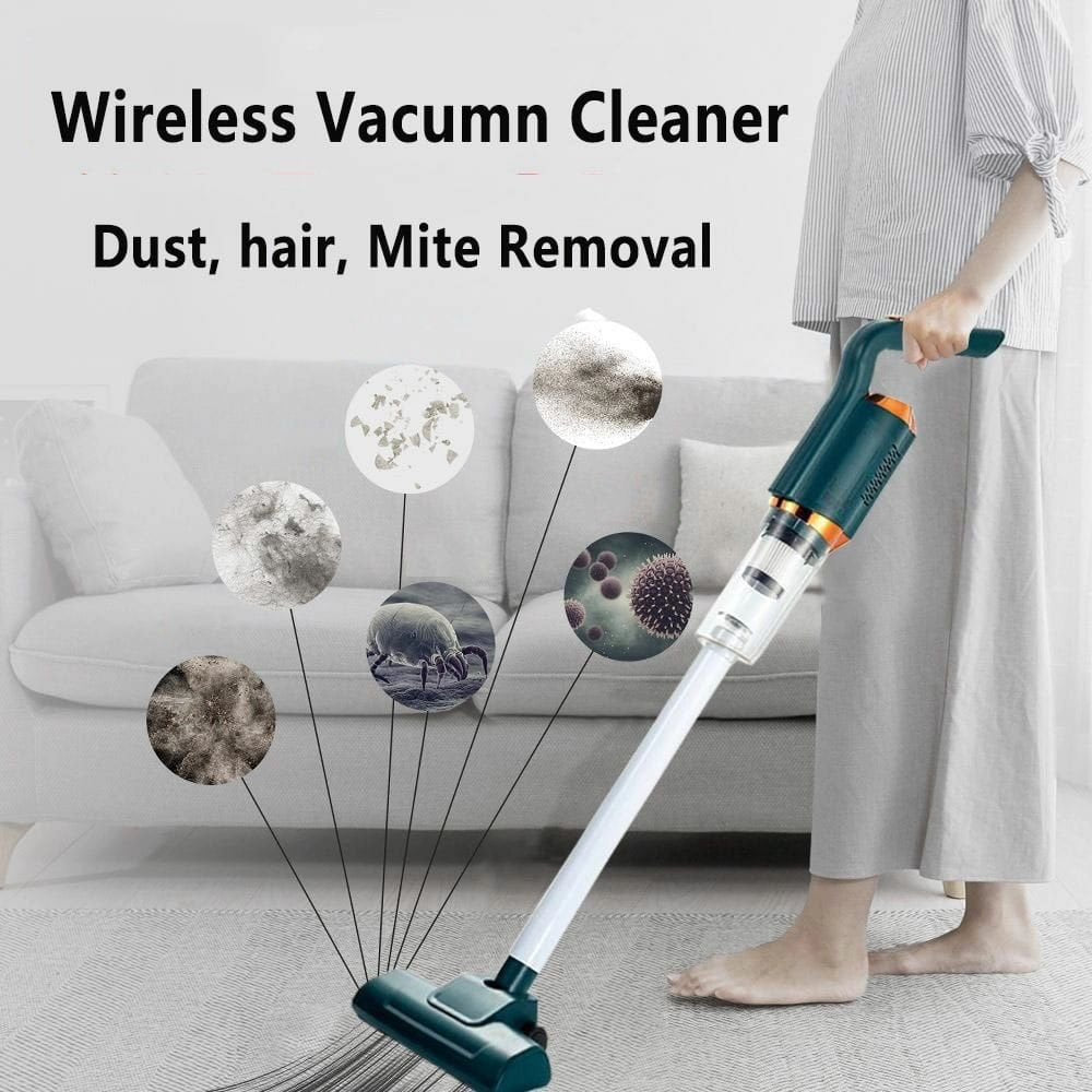 120W Wireless Rechargeable Vacuum Cleaner | - Elegant Households KE