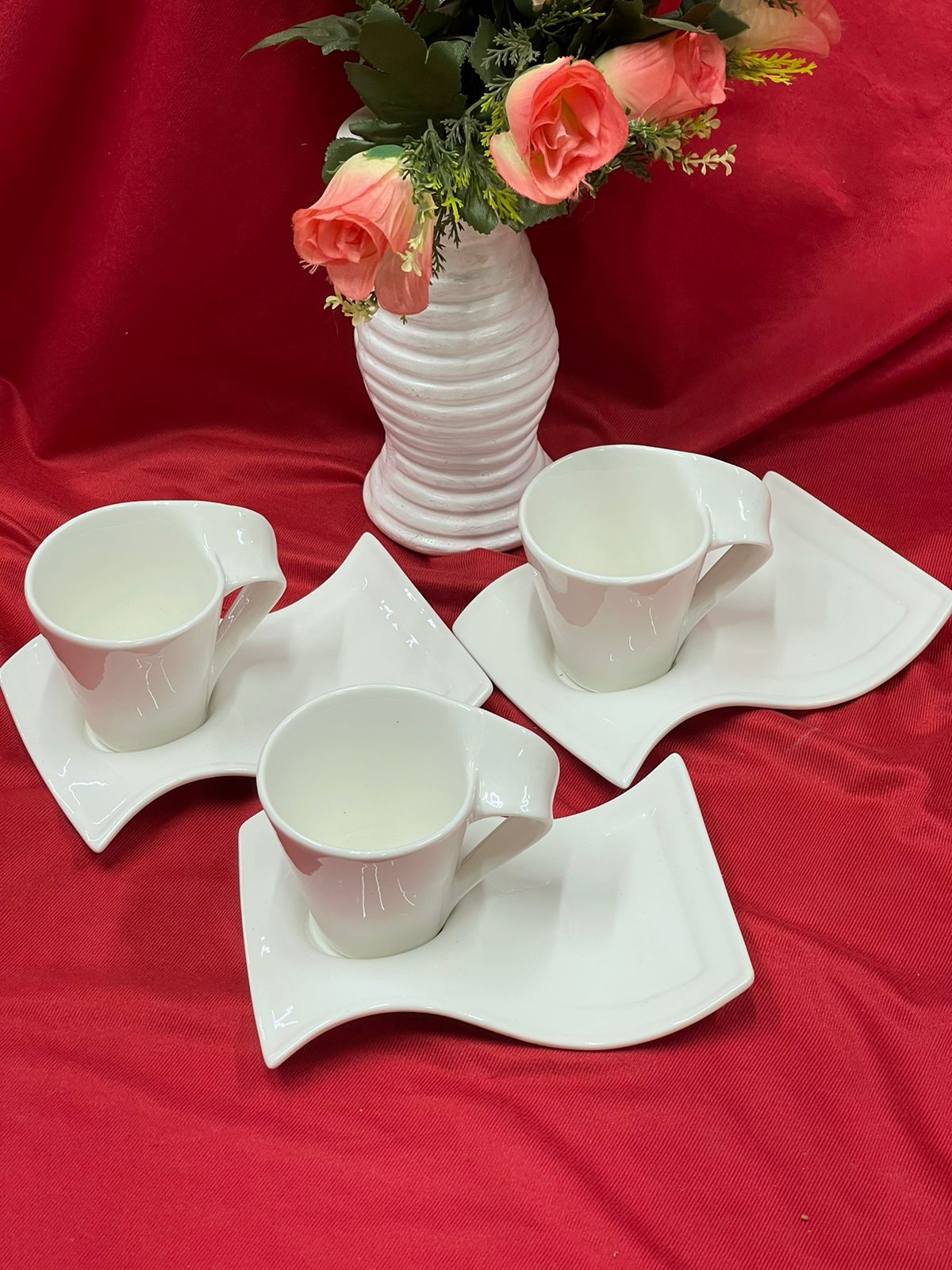 12pcs Cup Saucer set | - Elegant Households KE