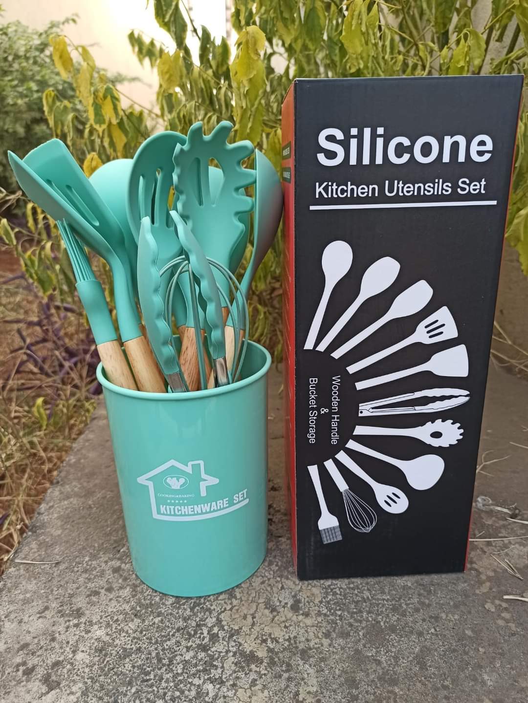 12pcs Silicone spoon set | - Elegant Households KE