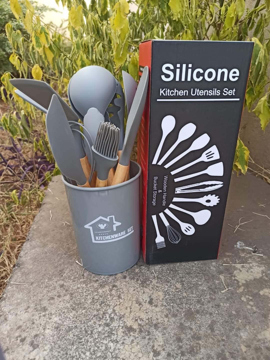 12pcs Silicone spoon set | - Elegant Households KE