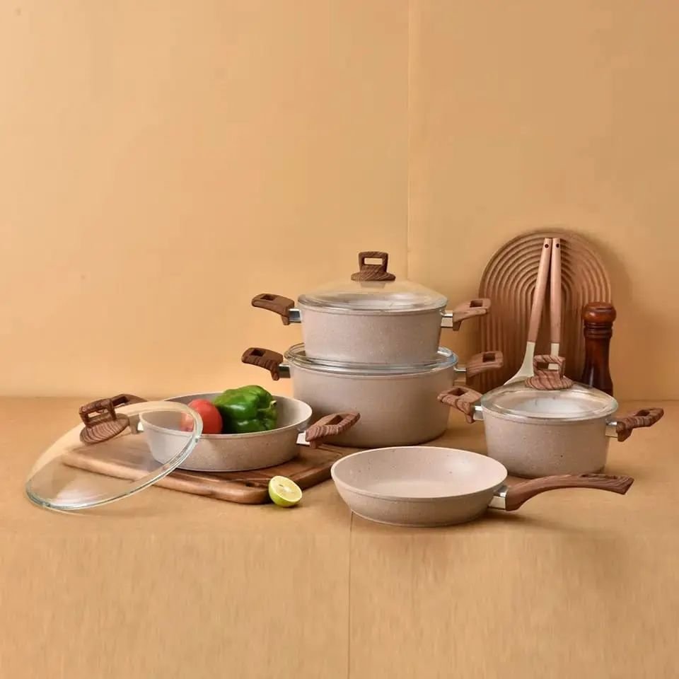 12pcs Tornado Granite Cookware Set | - Elegant Households KE