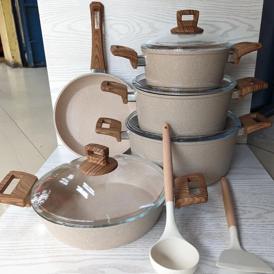 12pcs Tornado Granite Cookware Set | - Elegant Households KE